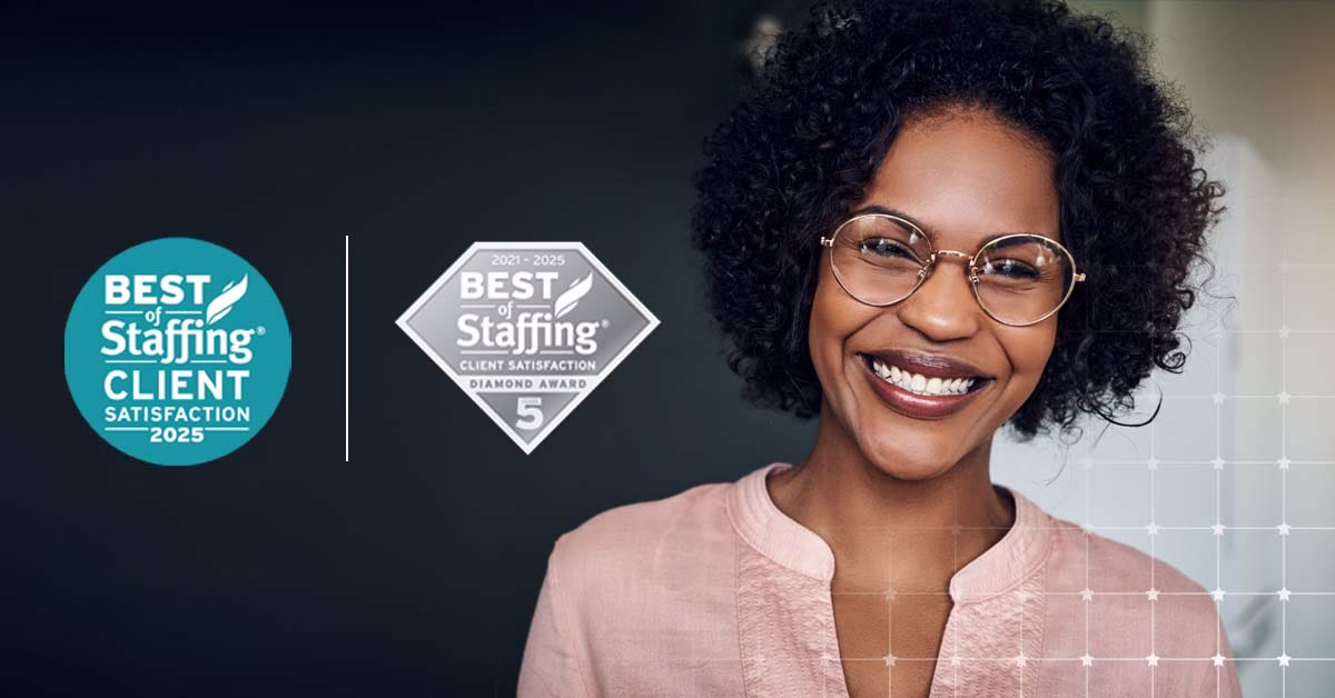 2025 BEST OF STAFFING CLIENT 5 YEAR DIAMOND AWARD